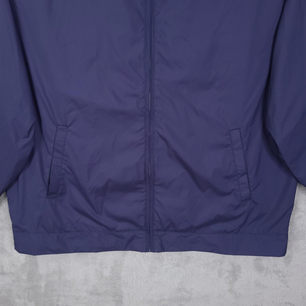 Peter Millar Windbreaker Jacket Mens XXL Navy Blue MC0Z115 Full Zip Lightweight - Picture 11 of 13